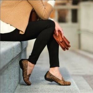 DANSKO Olivia Calf Hair Cheetah Print Flats 7.5 - 8 (38)